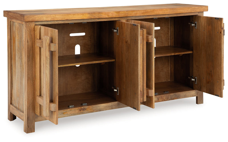 Dresor Natural Accent Cabinet - A4000578