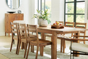 Dressonni Brown Dining Table and 8 Chairs - Gate FurnitureDining Room Set