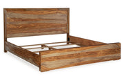 Dressonni Brown Queen Panel Bed - Gate FurnitureQueen Bed