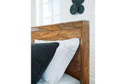 Dressonni Brown Queen Panel Bed - Gate FurnitureQueen Bed