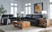 Dressonni Coffee Table with 1 End Table in Brown - PKG020849