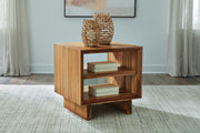 Dressonni Coffee Table with 2 End Tables in Brown - PKG020850