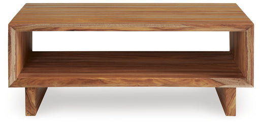 Dressonni Coffee Table with 2 End Tables in Brown - PKG020850