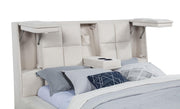 Dreux Upholstered California King Panel Platform Bed Cream - 315948CRMKW