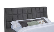 Dreux Upholstered Queen Panel Platform Bed Grey - 315948GRYQ
