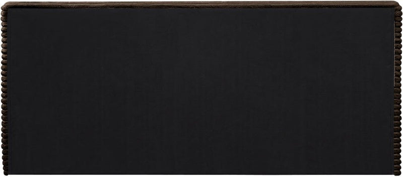 Drew Corduroy Full Bed (3 Boxes) in Brown - Gate FurnitureFull Bed