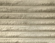 Drew Corduroy Full Bed (3 Boxes) in Cream - Gate FurnitureFull Bed