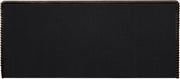 Drew Corduroy King Bed (3 Boxes) in Brown - Gate FurnitureKing Bed