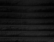 Drew Corduroy Queen Bed (3 Boxes) in Black - Gate FurnitureQueen Bed