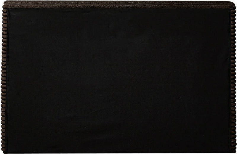 Drew Corduroy Twin Bed (3 Boxes) in Brown - Gate FurnitureTwin Bed