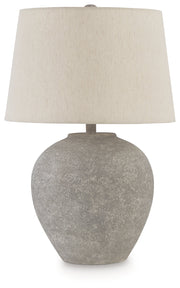 Dreward 2-Piece Table Lamp Set in Distressed Gray - PKG015581