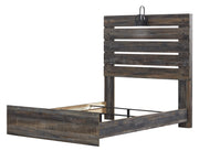 Drystan Brown Full Panel Bed - Gate FurnitureFull Bed
