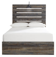 Drystan Brown Full Panel Bed - Gate FurnitureFull Bed