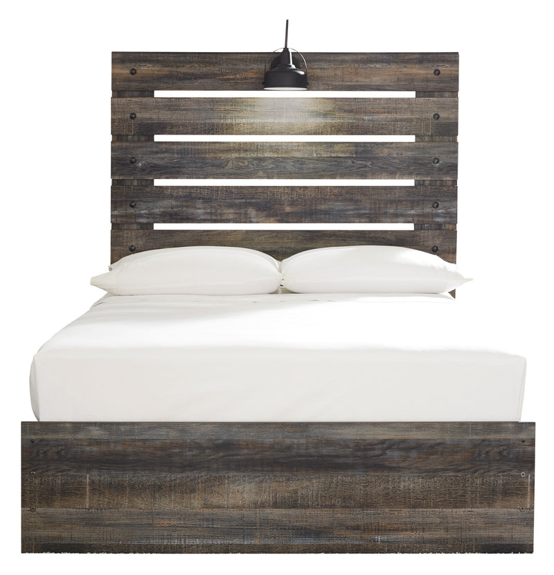 Drystan Brown Full Side Storage Platform Bed - Gate FurnitureFull Bed