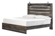 Drystan Brown King Panel Bed - Gate FurnitureKing Bed