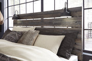 Drystan Brown King Panel Bed - Gate FurnitureKing Bed