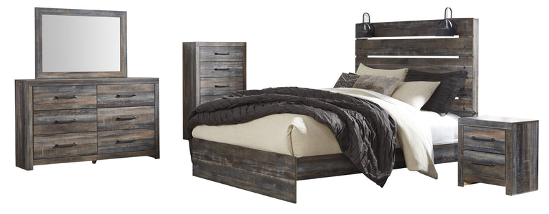 Drystan Brown Panel Bedroom Set - Gate FurnitureBedroom Set