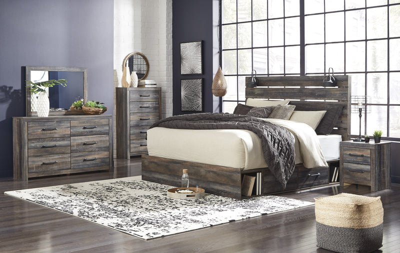 Drystan Brown Storage Platform Bedroom Set - Gate FurnitureBedroom Set
