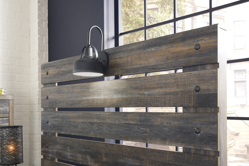 Drystan Brown Twin Panel Bed - Gate FurnitureTwin Bed