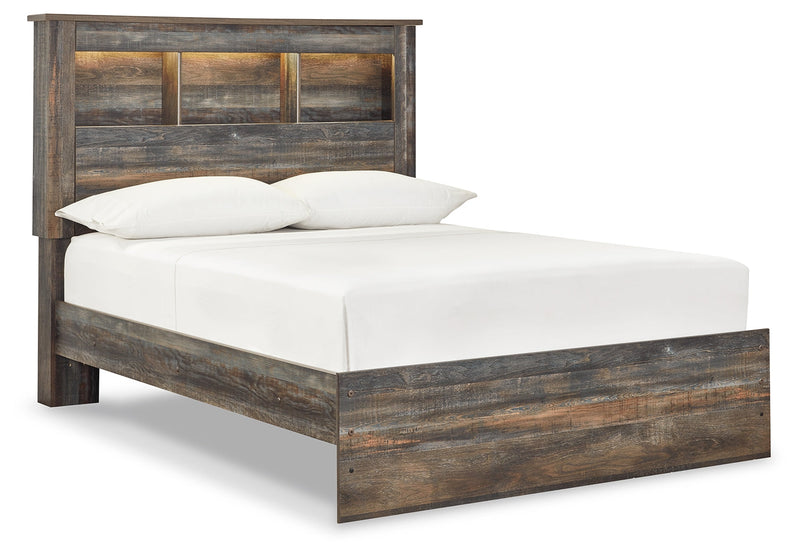 Drystan Full Bookcase Bed with Dresser in Multi from Ashley - Luna Furniture