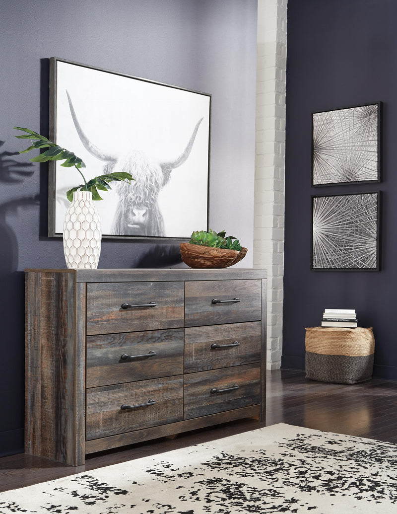 Drystan King Bookcase Storage Bed, Dresser and Chest - B211B116