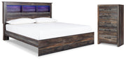 Drystan King Panel Bed and Chest - B211B121