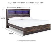 Drystan King Panel Bed and Chest - B211B121