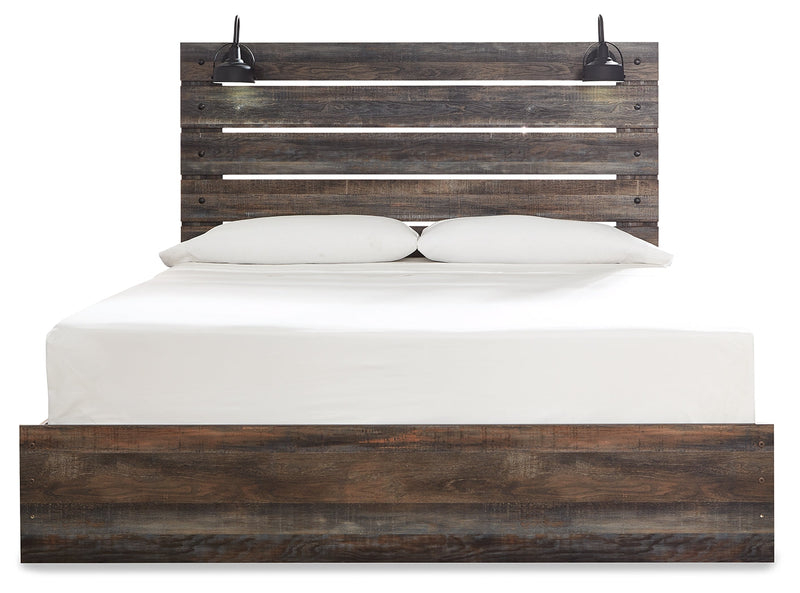 Drystan King Panel Bed with Chest and Nightstand in Multi from Ashley - Luna Furniture