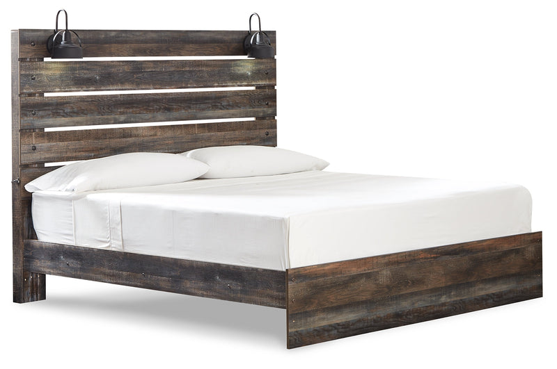 Drystan King Panel Bed with Chest and Nightstand in Multi from Ashley - Luna Furniture