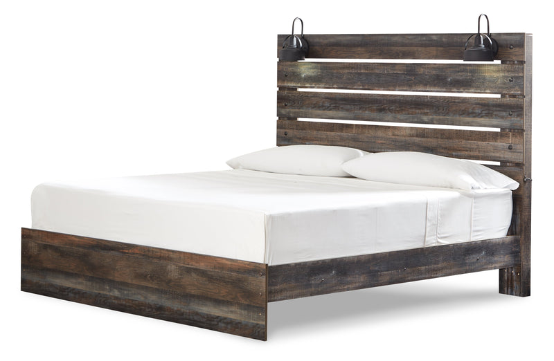 Drystan King Panel Bed with Chest and Nightstand in Multi from Ashley - Luna Furniture