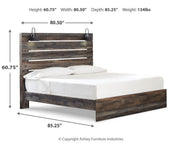 Drystan King Panel Bed with Dresser and Nightstand in Multi - PKG020438