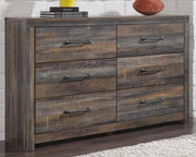 Drystan King Panel Bed with Dresser and Nightstand in Multi - PKG020438