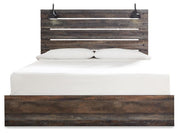 Drystan King Panel Bed with Dresser and Nightstand in Multi - PKG020438
