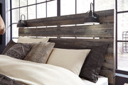 Drystan King Panel Bed with Mirrored Dresser, Chest and 2 Nightstands in Multi - PKG003191
