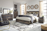 Drystan Multi Bookcase Bedroom Set - Gate FurnitureBedroom Set