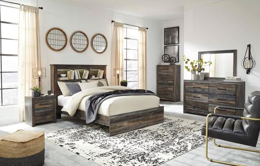 Drystan Multi Bookcase Bedroom Set - Gate FurnitureBedroom Set