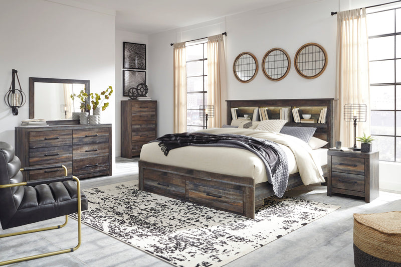 Drystan Multi Bookcase Footboard Storage Bedroom Set - Gate FurnitureBedroom Set