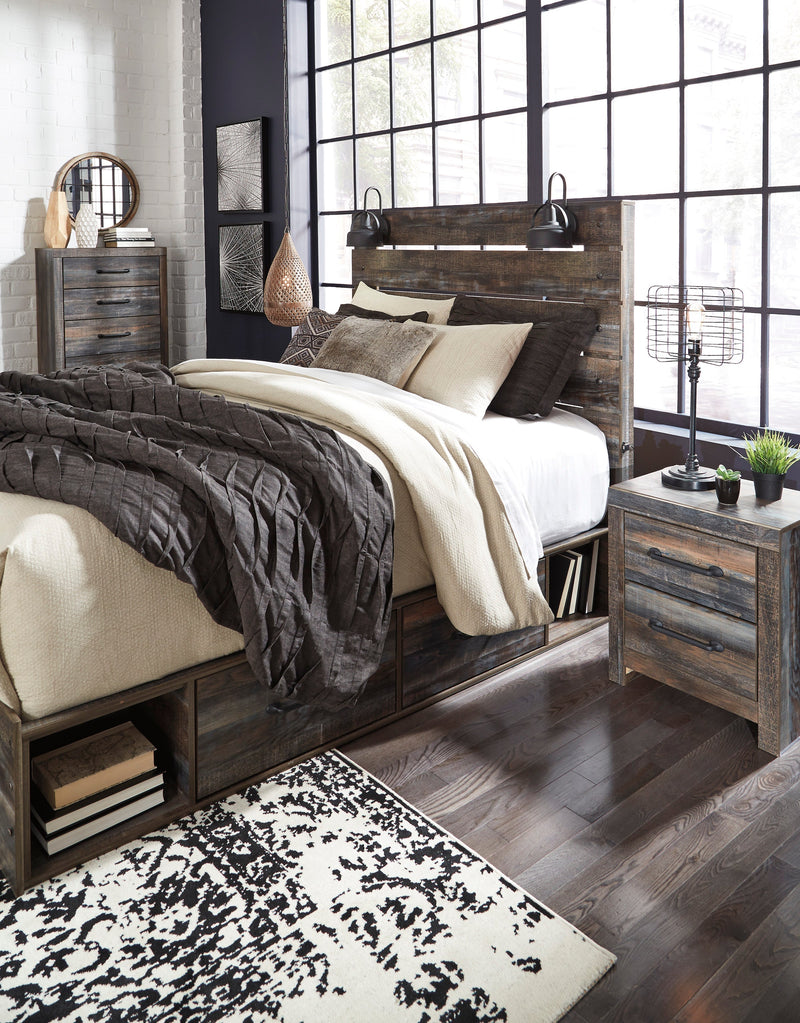 Drystan Multi Double Side Storage Platform Bedroom Set - Gate FurnitureBedroom Set