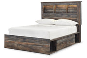 Drystan Multi Full Bookcase Bed with 2 Storage Drawers - Gate FurnitureFull Bed