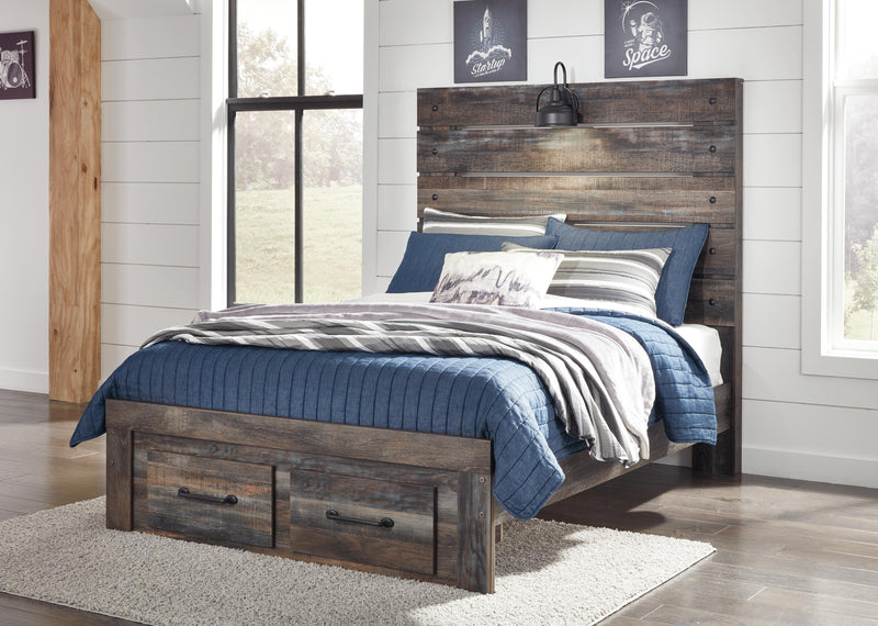 Drystan Multi Full Storage Bed, Dresser and 2 Nightstands - B211B92
