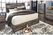 Drystan Multi King Panel Bed with 2 Storage Drawers - Gate FurnitureKing Bed