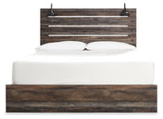 Drystan Multi King Panel Storage Bed and 2 Nightstands - B211B84