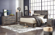 Drystan Multi King Panel Storage Bed and 2 Nightstands - B211B84