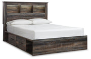 Drystan Multi Queen Bookcase Storage Bed, Dresser, Mirror and 2 Nightstands - B211B19