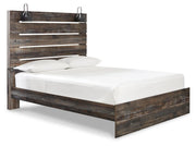 Drystan Multi Queen Panel Bed, 2 Dressers, Mirror, Chest and 2 Nightstands - B211B104