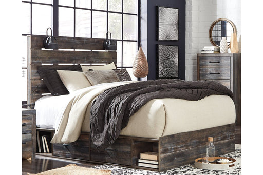 Drystan Multi Queen Panel Bed with 2 Storage Drawers - Gate FurnitureQueen Bed