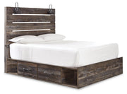 Drystan Multi Queen Panel Storage Bed and 2 Nightstands - B211B89