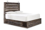 Drystan Multi Queen Platform Bed with 2 Storage Drawers - Gate FurnitureQueen Bed