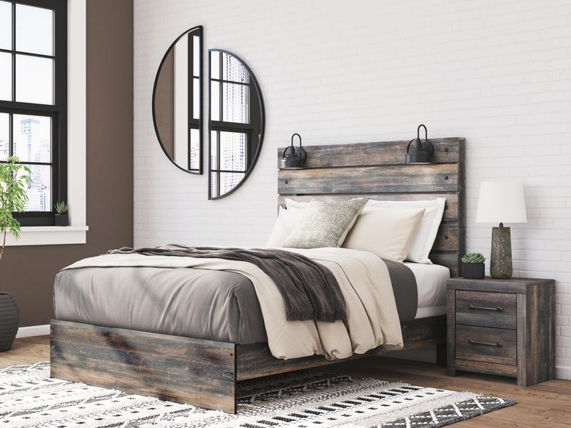 Drystan Queen Panel Bed, 2 Dressers, Mirror and 2 Nightstands - B211B118