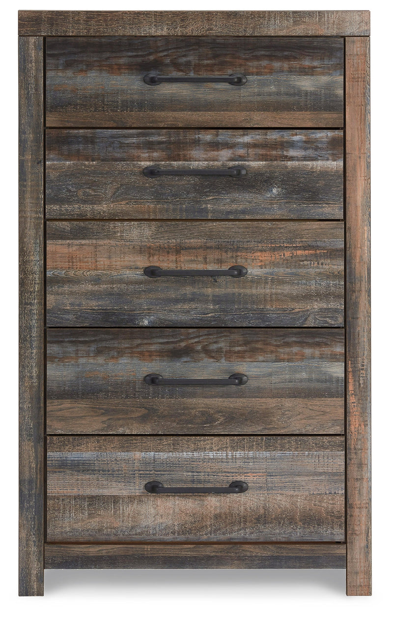 Drystan Queen Panel Bed with Chest and Nightstand in Multi from Ashley - Luna Furniture